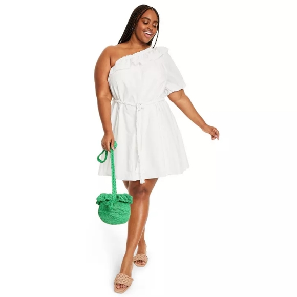 NEW Rhode Rope Tie One Shoulder Mini Dress - Picture 3 of 3